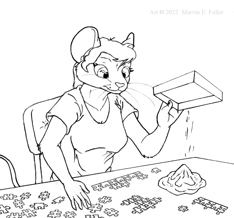 Rodentday - Puzzled Mouse